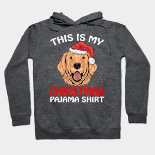 This is my Christmas Pajama Shirt DOG Santa Hoodie